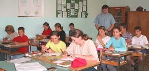 Jedan od razreda na nastavi Jedan od razreda na nastavi