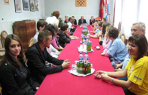 Prijem članova DND kod gradonačelnika Prijem članova DND kod gradonačelnika