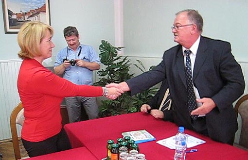 Prijem članova DND kod gradonačelnika