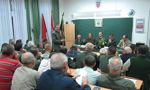Branimir Škrtić, dopredsjednik Lovačkog saveza Karlovačke županije Skupština Lovačkog društva "Klek" Ogulin