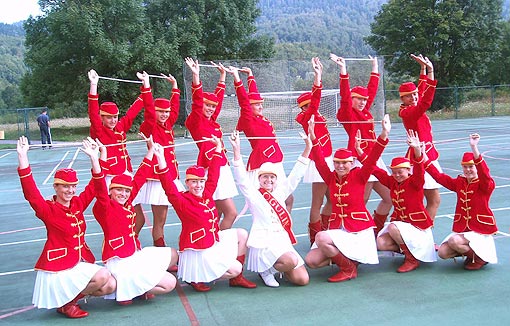 Ogulinske mažoretkinje na Bjelolasici 