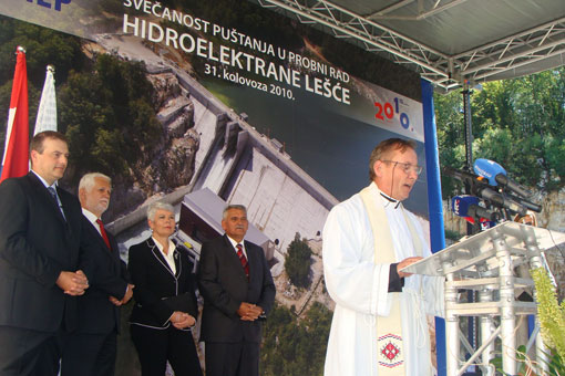 U probni rad svečano puštena HE Lešće