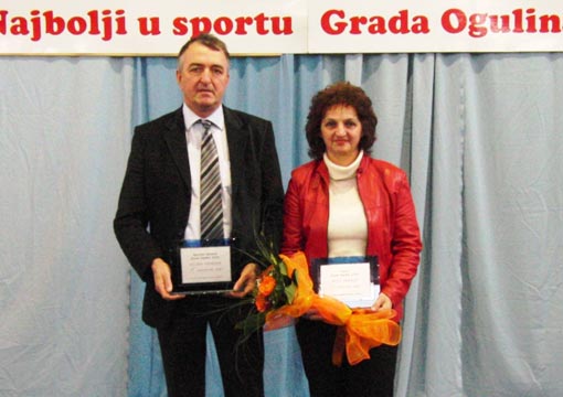 Najbolji u sportu 2009-Martina Bokulic i Vedran Orlic Najbolji u sportu 2009-Ruza Neralic i Zeljko Tonkovic