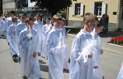 Slavlje Prve svete Pričesti, Ogulin, 6.6.2010.