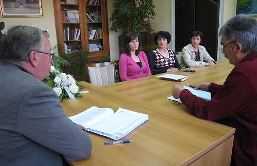 Predstavnice Udruge  "Radost" na prijemu kod gradonačelnika