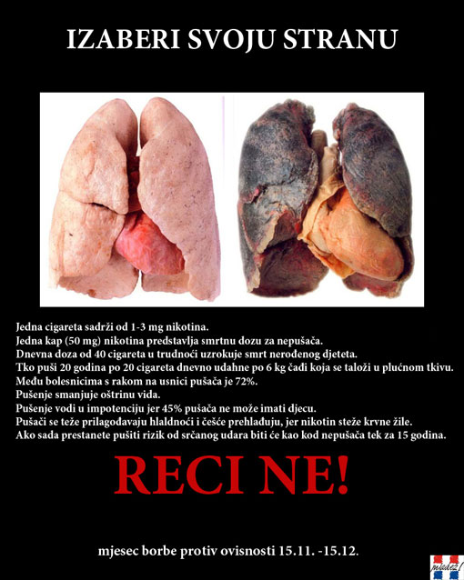 RECIMO "NE!" OVISNOSTI RECIMO
"NE!" OVISNOSTI