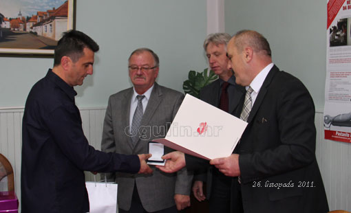 Prijem kod gradonačelnika povodom Dana dobrovoljnih darivatelja krvi
