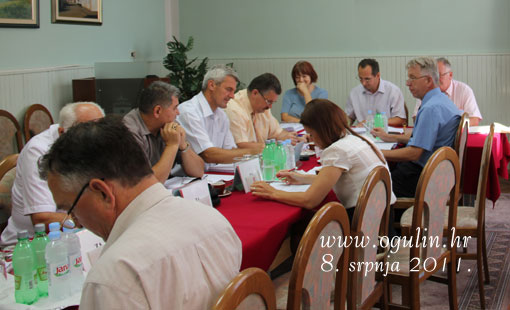 Odluke i zaključci 15. sjednice Gradskog vijeća Grada Ogulina održane 8. srpnja 2011.
