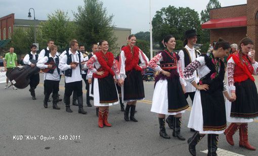 KUD  "Klek" na međunarodnim festivalima folklora u SAD-u