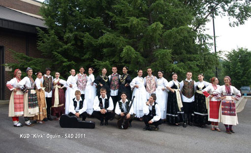 KUD  "Klek" na međunarodnim festivalima folklora u SAD-u