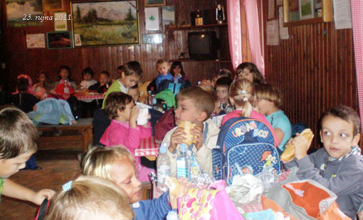 Ribice Dječjeg vrtića na Kleku