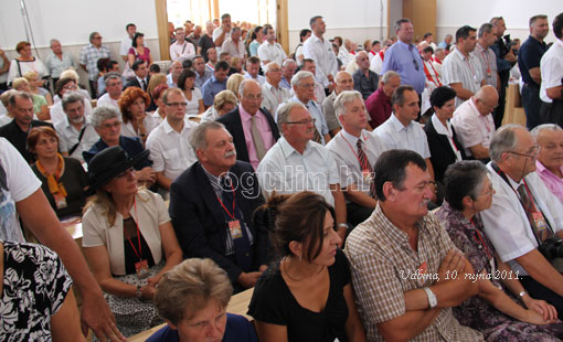 Ogulinci na  posveti Crkve hrvatskih mučenika na Udbini