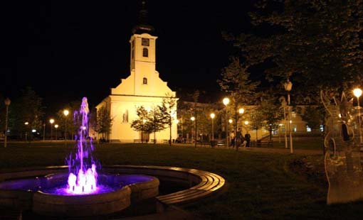 Grad Ogulin noću