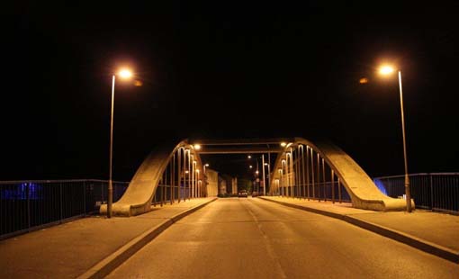 Grad Ogulin noću