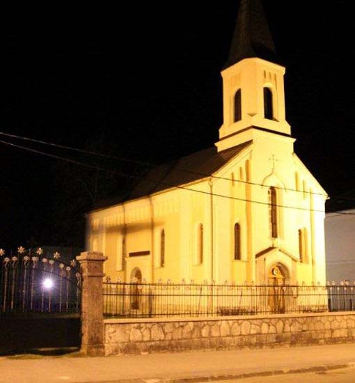 Grad Ogulin noću