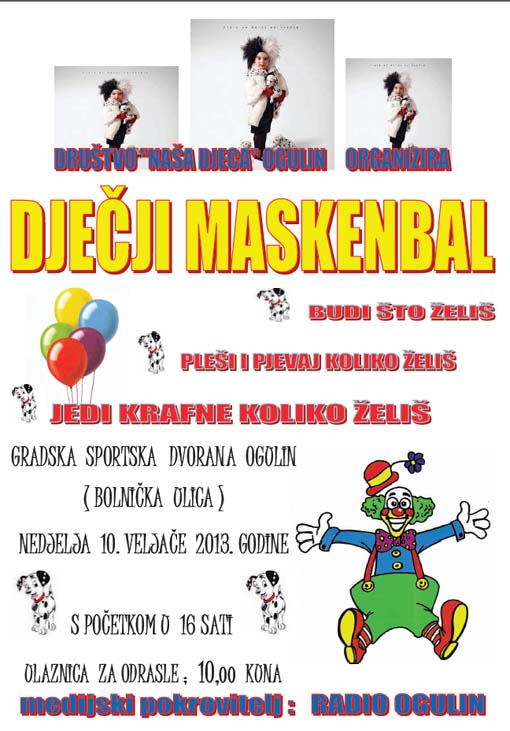 Dječji maskenbal 2013
