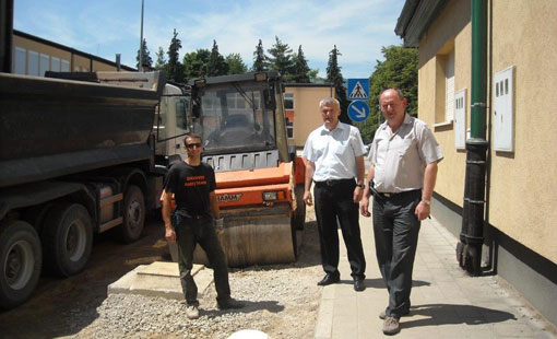 Nastavak uređenja prostora ispred Prve osnovne škole