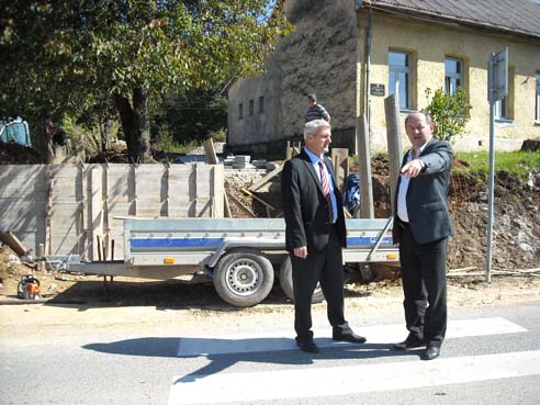Gradonačelnik Jure Turković obišao radove u Hreljinu Ogulinskom