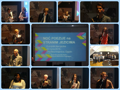 Noć poezije u Gradskoj knjižnici u sklopu obilježavanja Europskog dana jezika