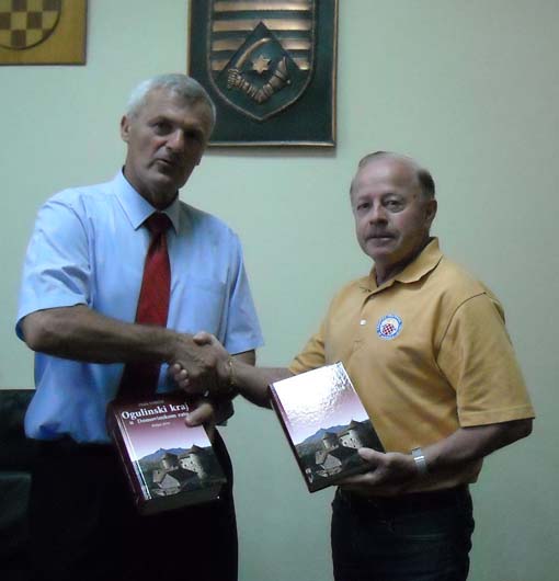 Franjo Bertović, potpredsjednik  Hrvatske bratske zajednice u Americi, u posjeti rodnom Ogulinu