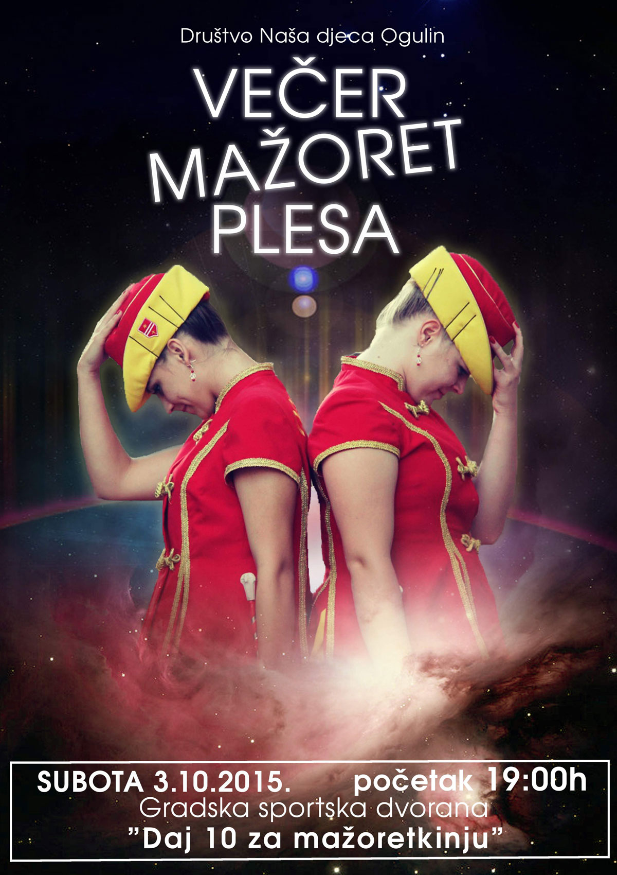 Večer mažoret plesa