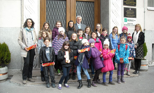 Klinci Ogulinci na prijemu kod gradonačelnika