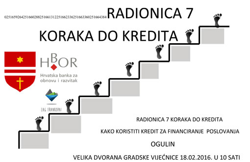 Prezentacija kreditnih programa HBOR-a  i Info dan HBOR-a u Ogulinu