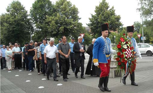 Polaganje vijenaca za Dan državnosti