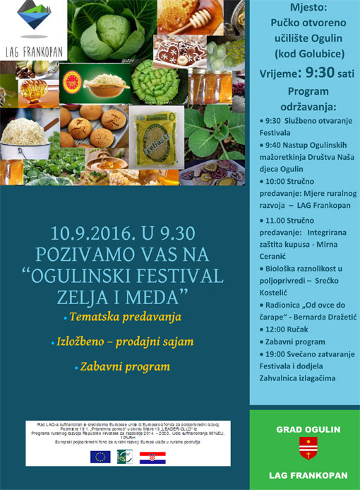Pozivnica za Festival zelja i meda