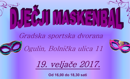 Poziv na dječji maskenbal