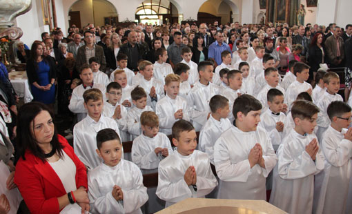 Prva Sveta Pričest u župi Sv. Križa Ogulin