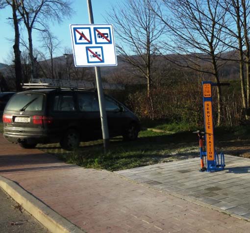 Postavljene tri servisne stanice za bicikle
